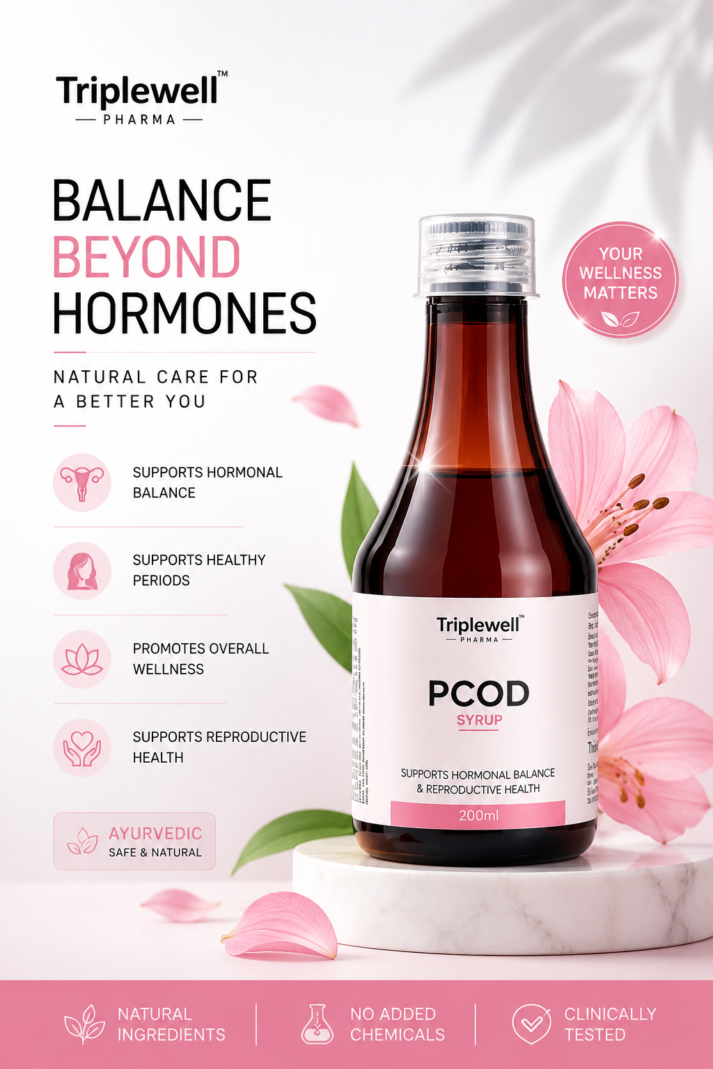 PCOD Syrup | Women's Hormonal Balance & Wellness Support